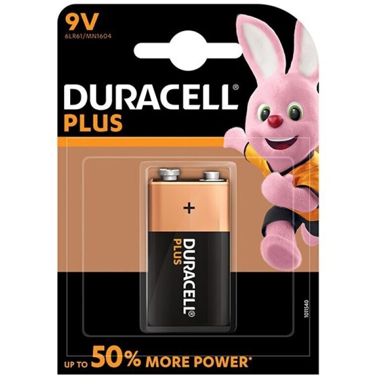 duracell-plus-power-battery-9v (4 Pack)